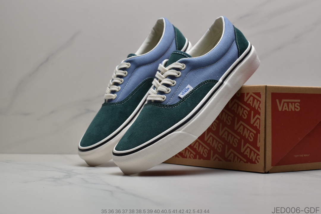 150 公司级范斯VANS 安纳海姆ERA低帮拼色 男女帆布滑板鞋