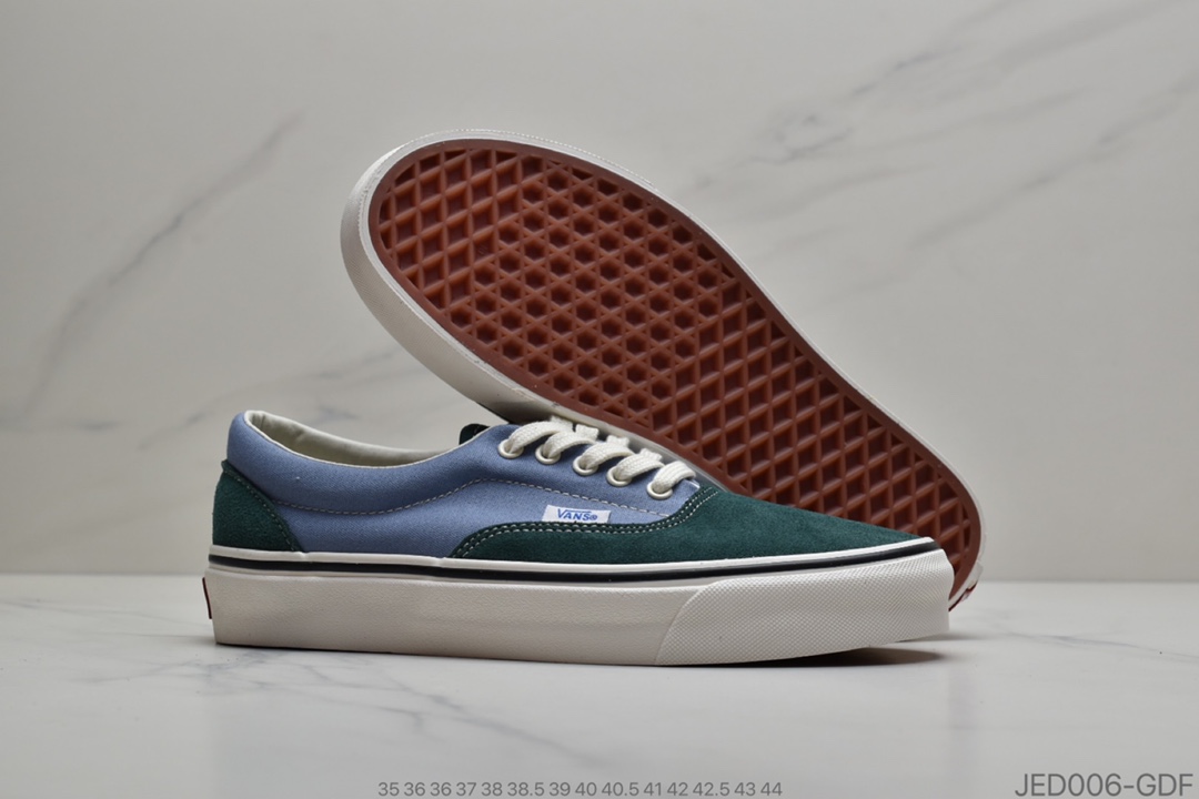 150 公司级范斯VANS 安纳海姆ERA低帮拼色 男女帆布滑板鞋