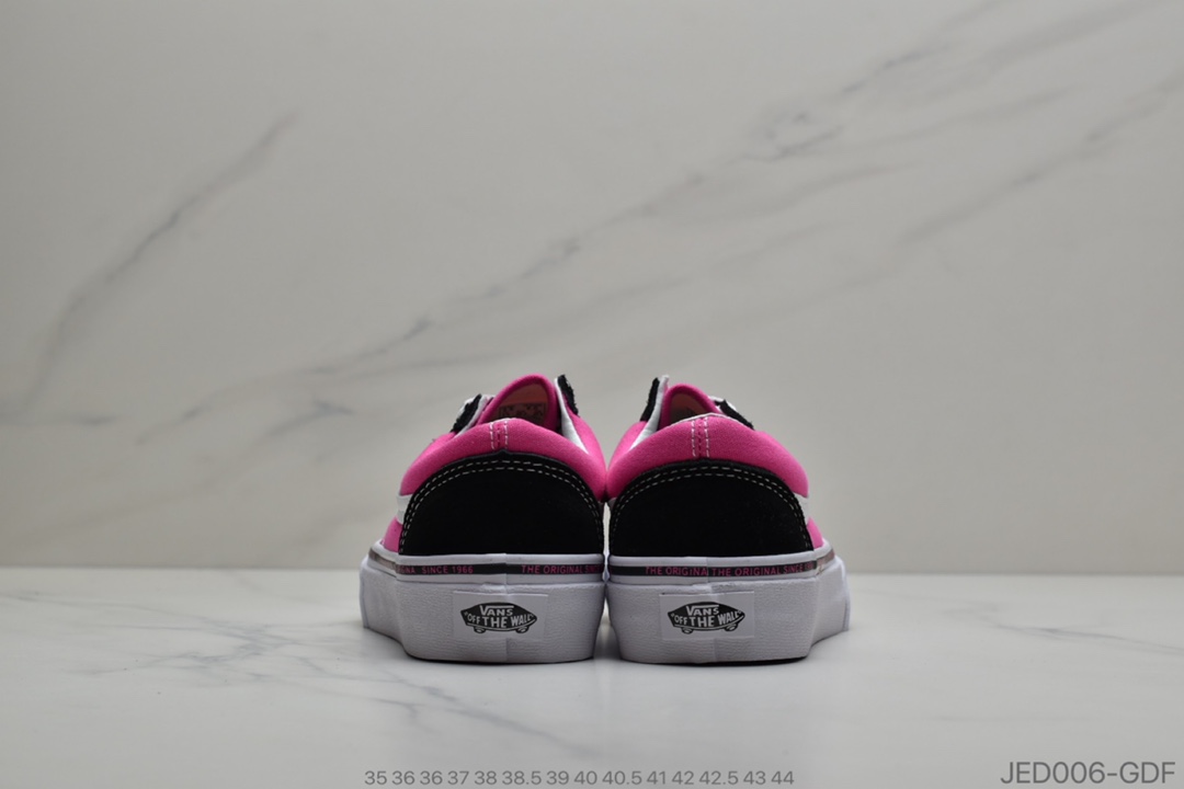 150 公司级Vans范斯Style 36黑红撞色低帮男女鞋休闲帆布鞋板鞋