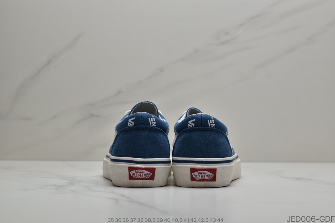 150 公司级Vans Bold Ni 经典雾霾蓝/荧光绿 采用多Logo