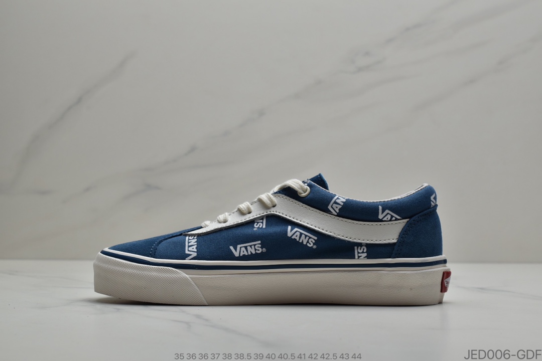 150 公司级Vans Bold Ni 经典雾霾蓝/荧光绿 采用多Logo