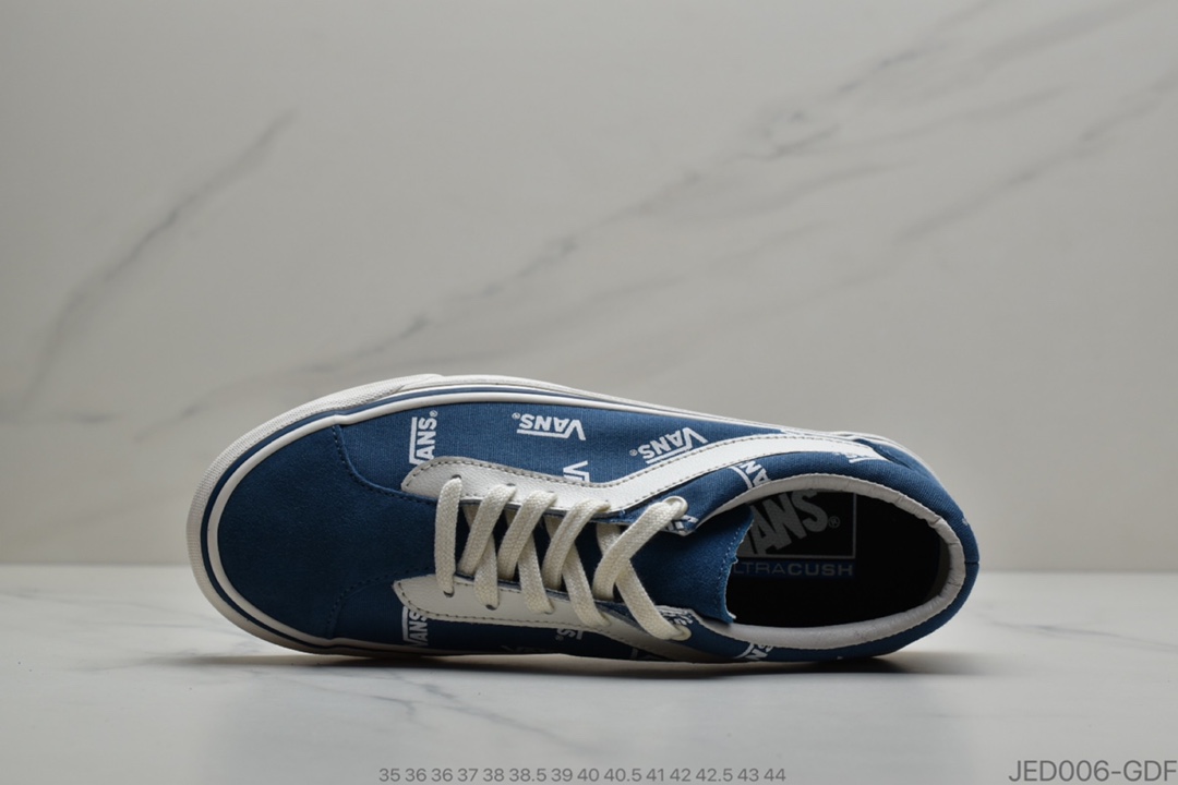 150 公司级Vans Bold Ni 经典雾霾蓝/荧光绿 采用多Logo