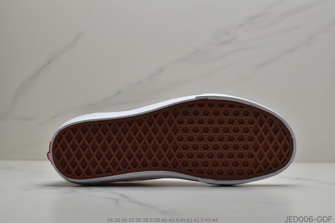 150 公司级Vans 万斯 Old Skool x Chinatown Market 联名透明棋盘格  低帮硫化休闲板鞋
