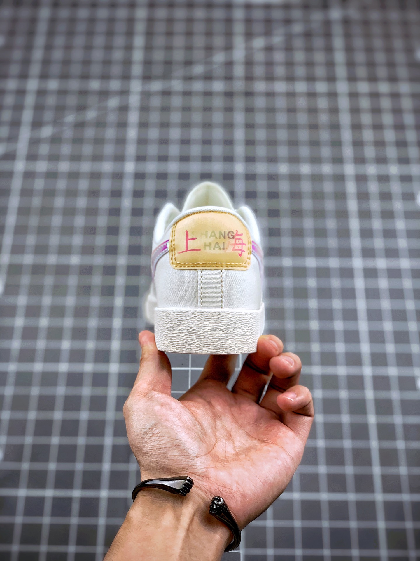 170 Nike Blazer Premium Canvas  ”Shanghai” 上海ID城市限定系列 浅咬花鞋底复古经典低帮开拓者休闲运动板鞋