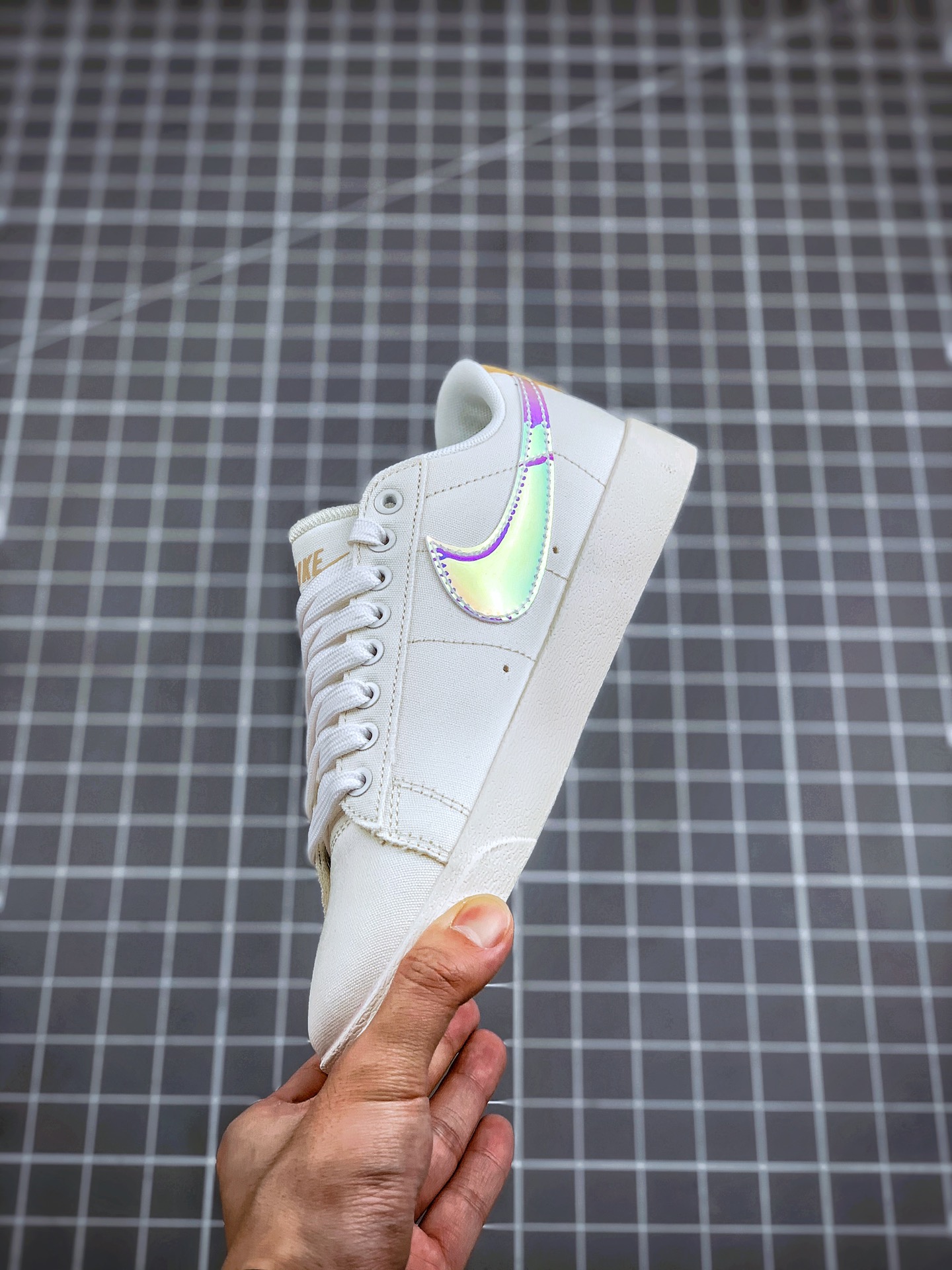 170 Nike Blazer Premium Canvas  ”Shanghai” 上海ID城市限定系列 浅咬花鞋底复古经典低帮开拓者休闲运动板鞋