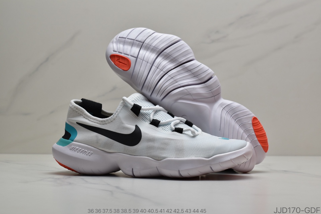 130 公司级耐克Nike FREE RN 5.0 赤足2020超软缓震跑鞋跑步鞋休闲运动鞋货号：CV9905-100