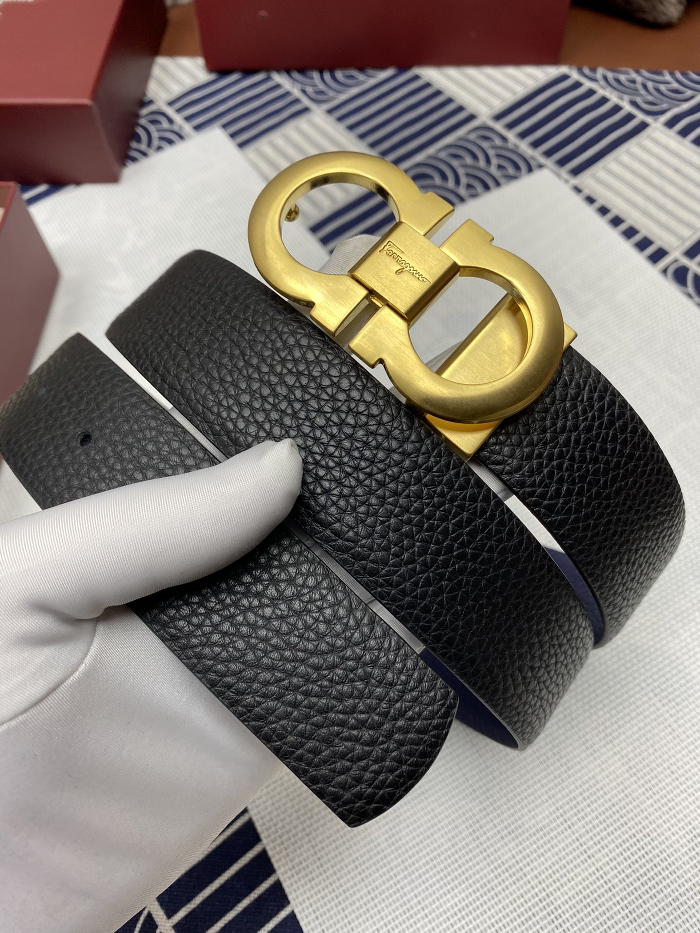 [Ferragamo Belts]Ferragamo: Original single-sided and double-sided cowhide wit