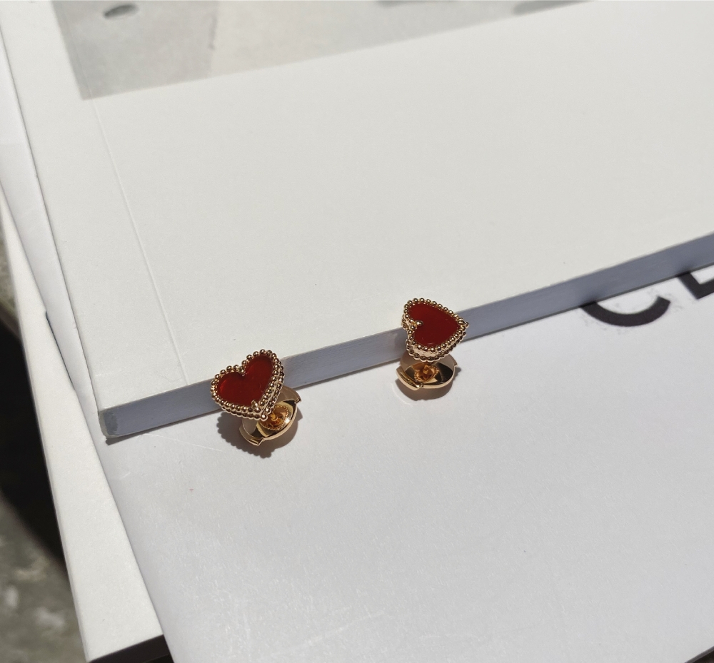 Van Cleef & Arpels vca 小红心项链 耳钉 手链