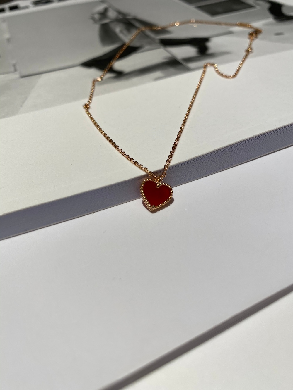 Van Cleef & Arpels vca 小红心项链 耳钉 手链