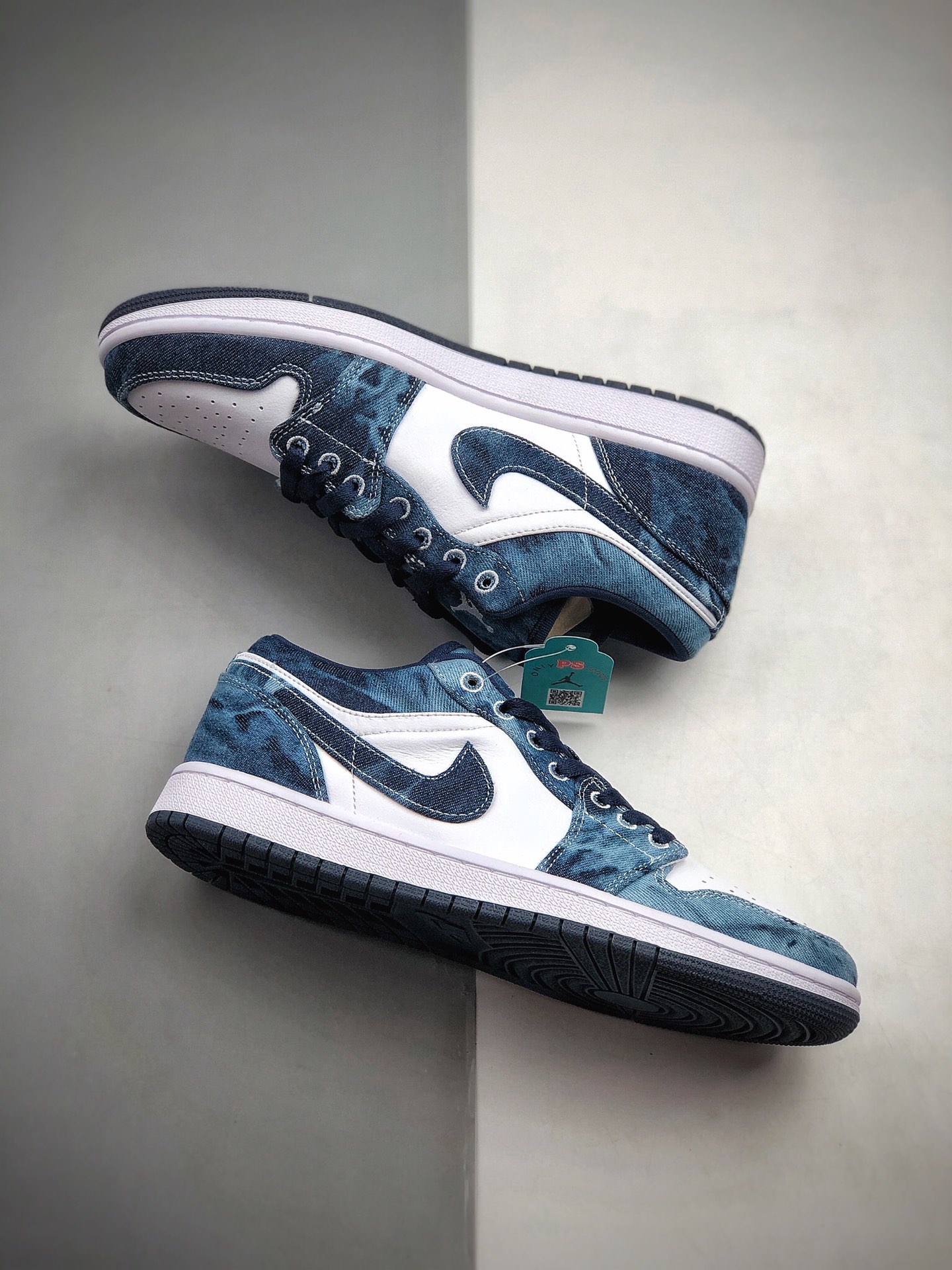 210 Air Jordan 1 Low BHM ”Black Cyber ” 低帮 水洗单宁 AJ1 乔丹1代 aj1 乔1 低邦 梦幻星空 乔丹篮球鞋系列CZ8455-100