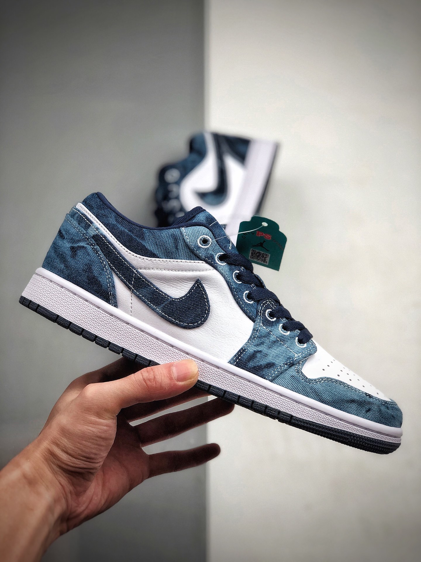 210 Air Jordan 1 Low BHM ”Black Cyber ” 低帮 水洗单宁 AJ1 乔丹1代 aj1 乔1 低邦 梦幻星空 乔丹篮球鞋系列CZ8455-100