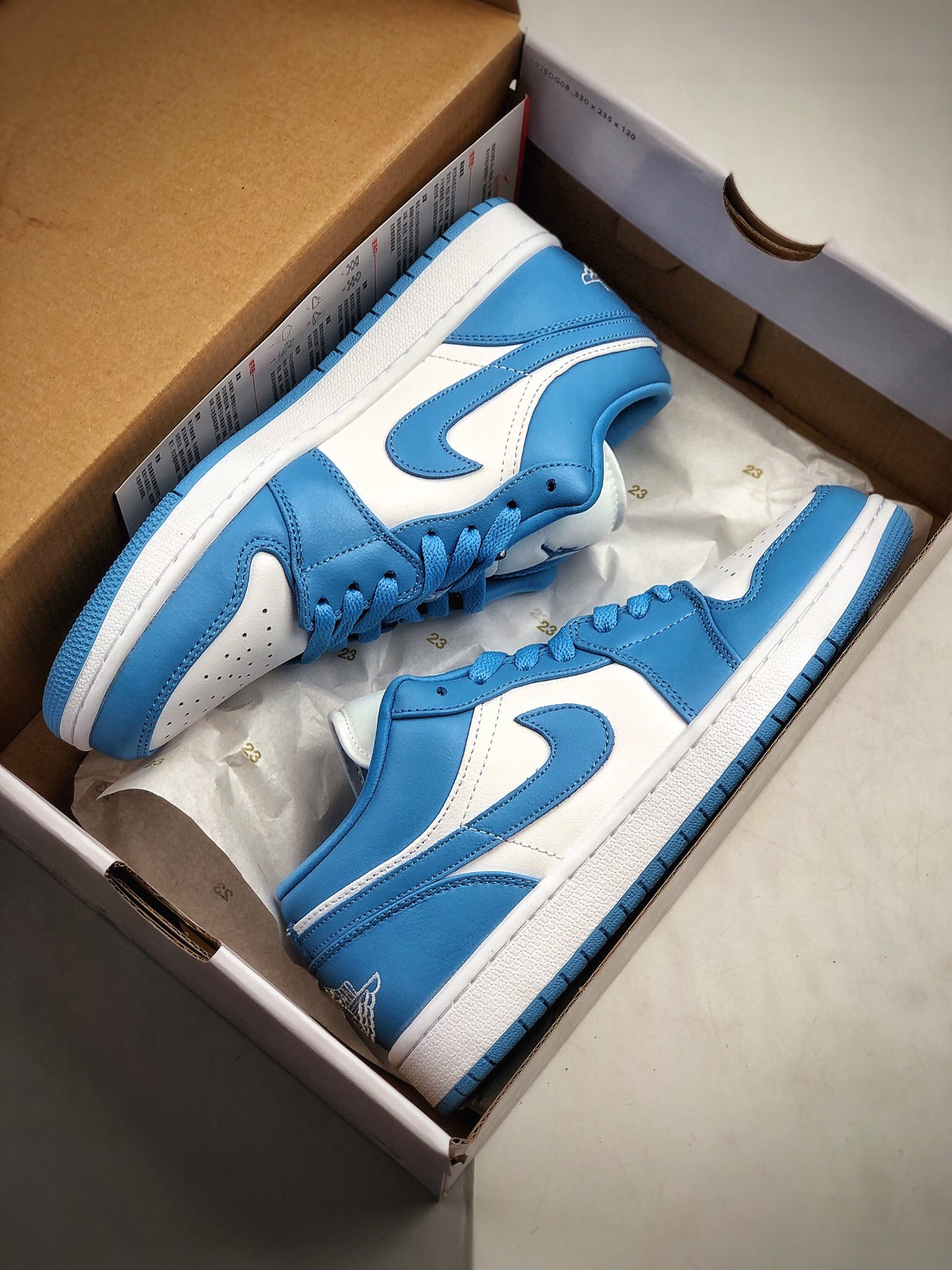 210 公司级 Air Jordan 1 Retro  Low 低帮 北卡蓝 AJ1 乔丹1代 AO9944-441