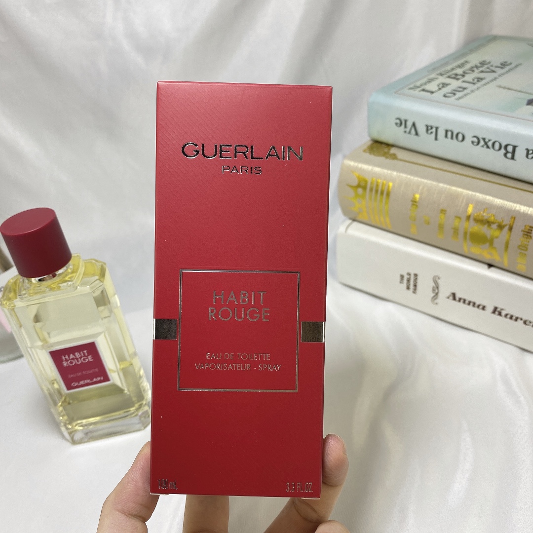 Guerlain Habit Rouge Eau de Toilette - Classic Men's Fragrance, 100ml 6 i1591438418 1675 4