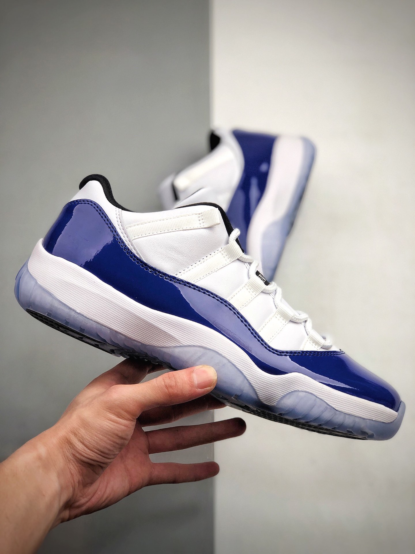 450  Air Jordan 11 Concord AJ11 乔丹11代 白兰