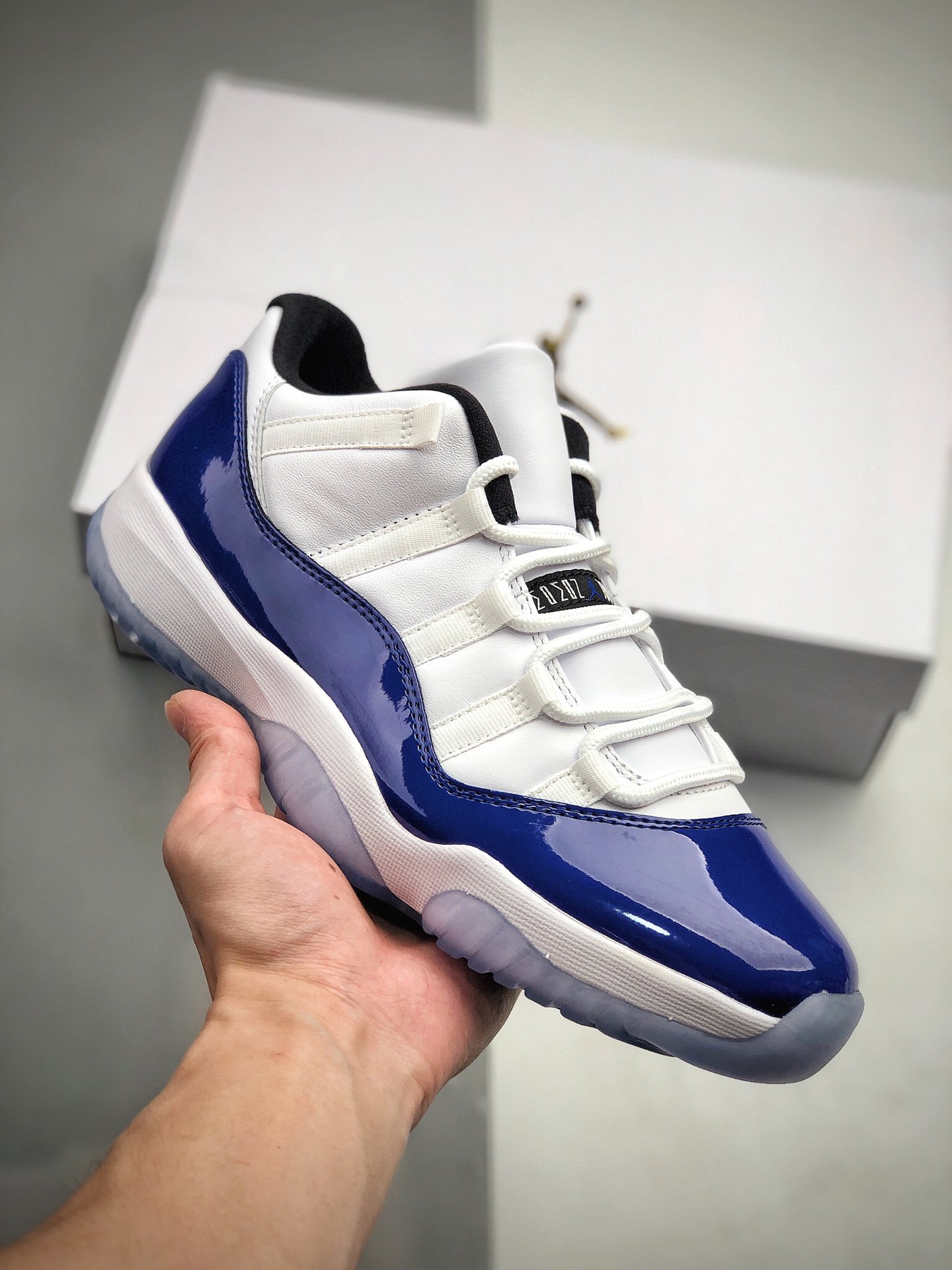 450  Air Jordan 11 Concord AJ11 乔丹11代 白兰