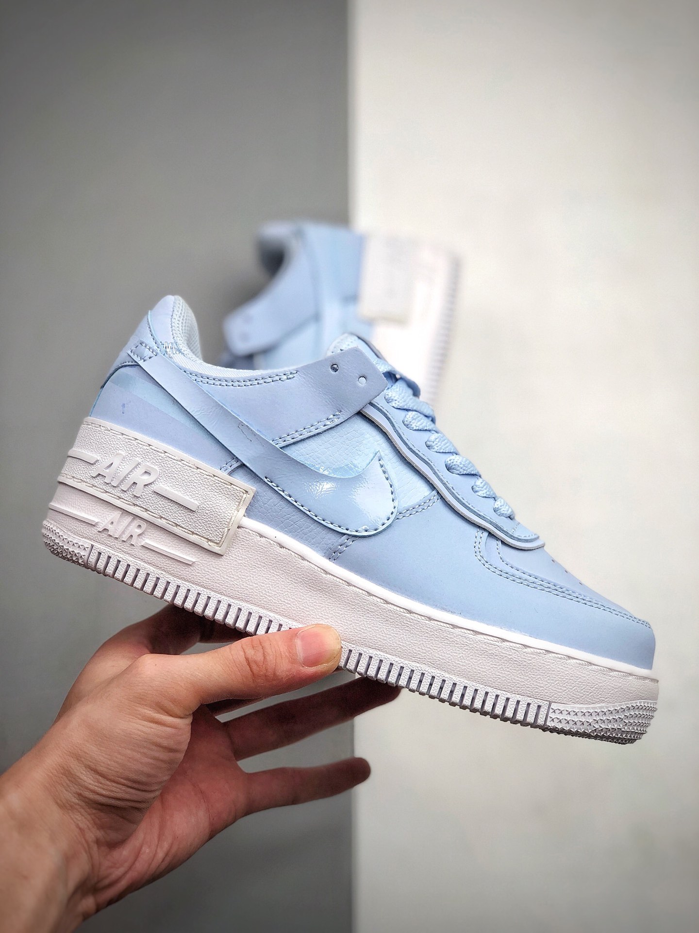 240 Nike WMNS Air Force 1 Shadow 空军一号轻量增高低帮百搭板鞋”拼接马卡龙” CV3020 400