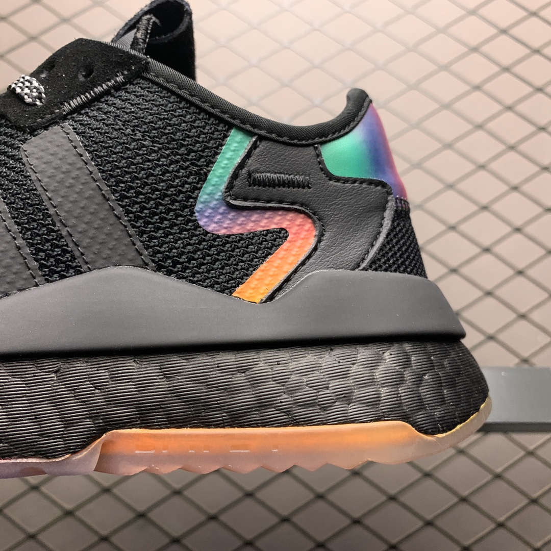 180 Adidas  Nite Jogger Boost 夜行者真爆大底复古跑鞋阿迪达斯 FV4545