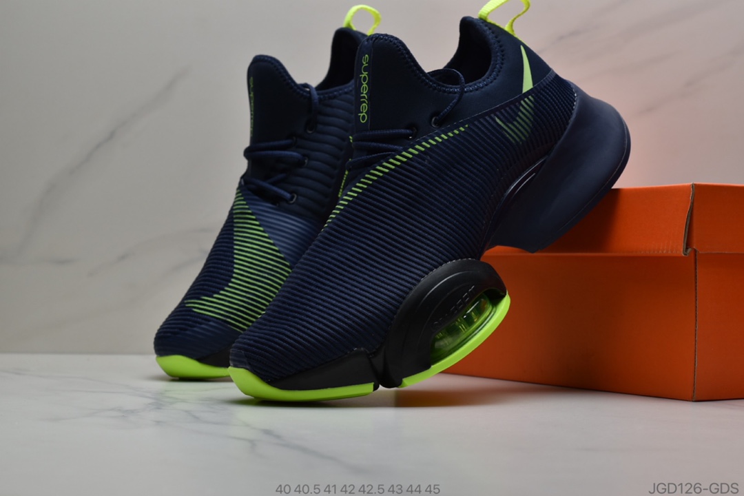 180 2020全新耐克Nike Air Zoom SuperRep超跑代表者健身训练系列轻量弓型运动慢跑鞋“尼克斯蓝白橙”BQ7043-400