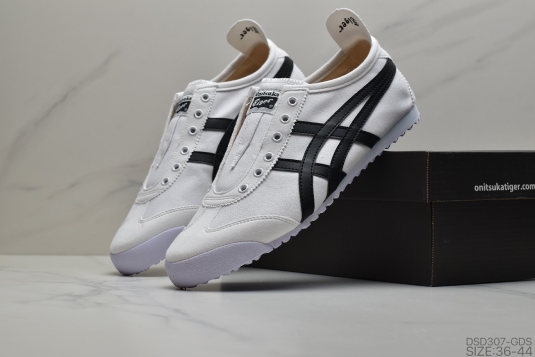 100 Asics 亚瑟士 Onitsuka Tiger 鬼冢虎 原装四联吊牌 中底纸板钢印 日系轻便运动休闲鞋  货号：D3K0N-0143