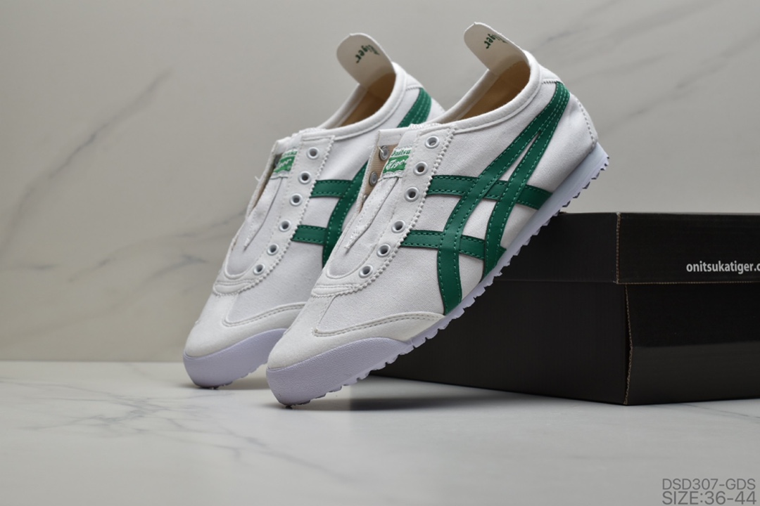 100 Asics 亚瑟士 Onitsuka Tiger 鬼冢虎 原装四联吊牌 中底纸板钢印 日系轻便运动休闲鞋  货号：D3K0N-0143