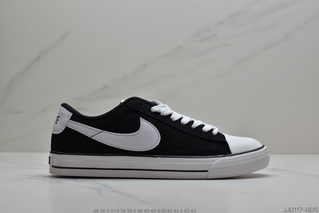 130 耐克 Nike Court Lite Wmns 开拓者 SB 低帮系带 帆布面 情侣休闲百搭校园板鞋