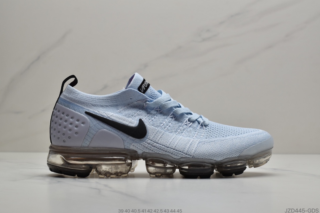 140 耐克Nike Air Vapormax Flyknit 2.0 2018二代大气垫 弹性针织鞋面  全新视觉大气垫跑鞋   货号：942843-800