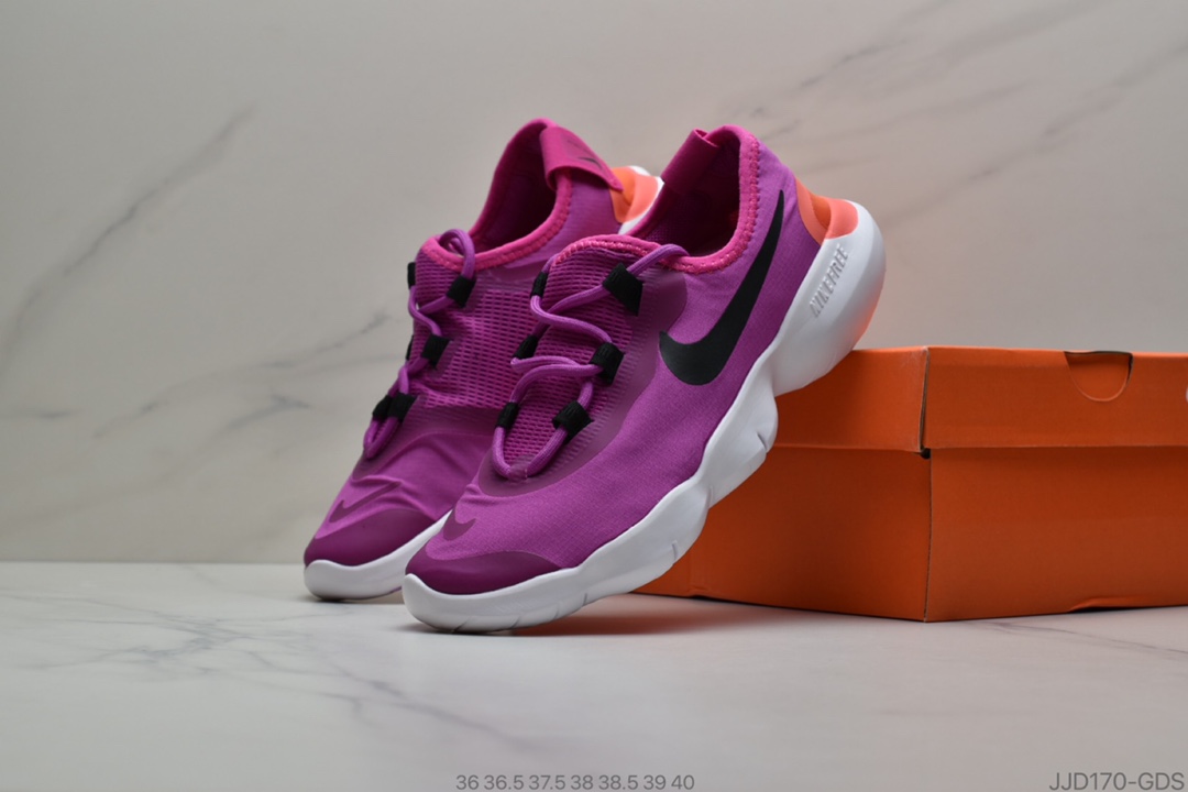 130 公司级耐克NIKE FREE RN 5.0 赤足2020超软缓震跑鞋跑步鞋休闲运动鞋CJ0270-101