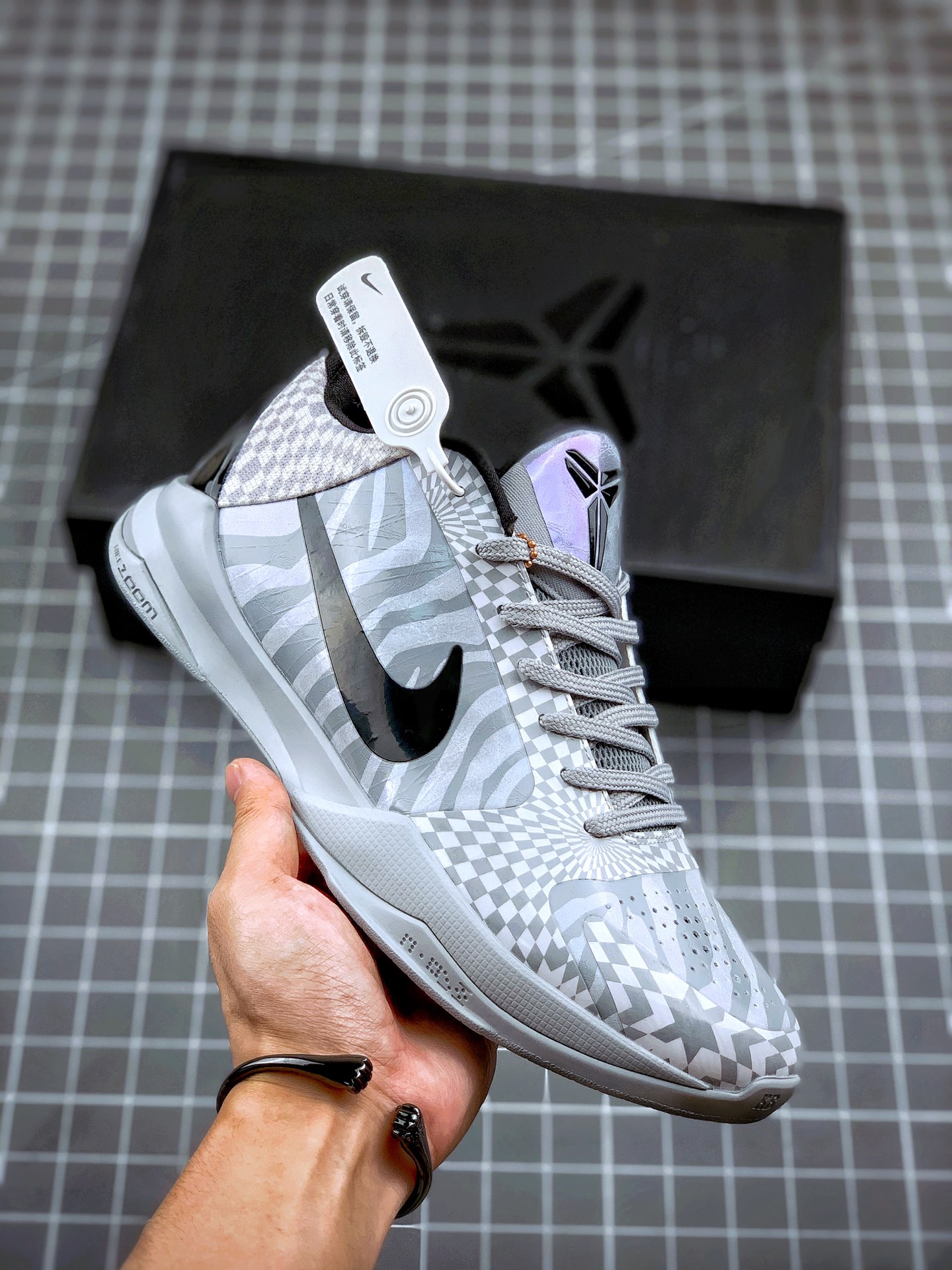 260 NIKE ZOOM KOBE 5 PROTRO  莞产纯原科比五代 ZK5 ”灰镭射”