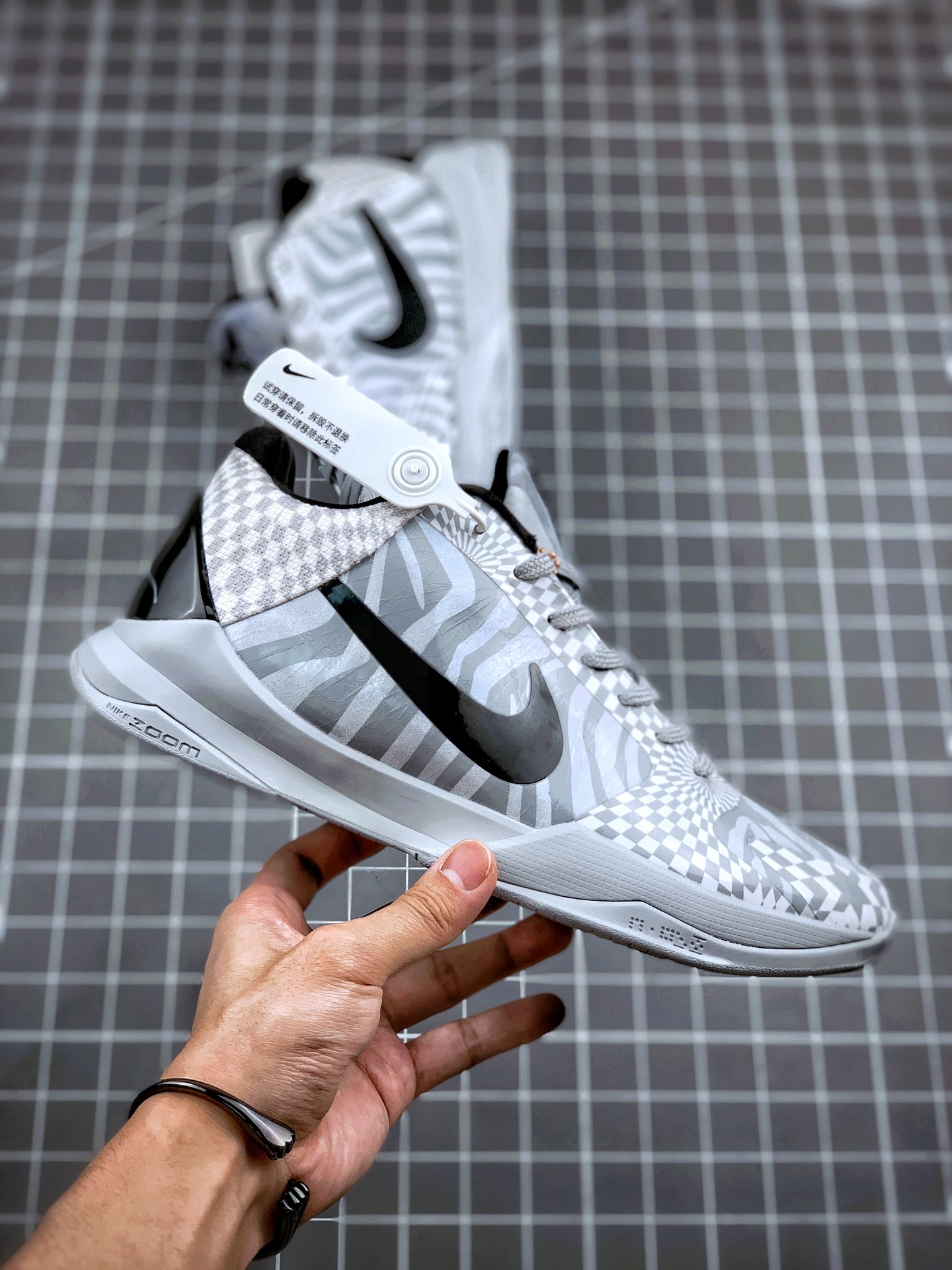 260 NIKE ZOOM KOBE 5 PROTRO  莞产纯原科比五代 ZK5 ”灰镭射”