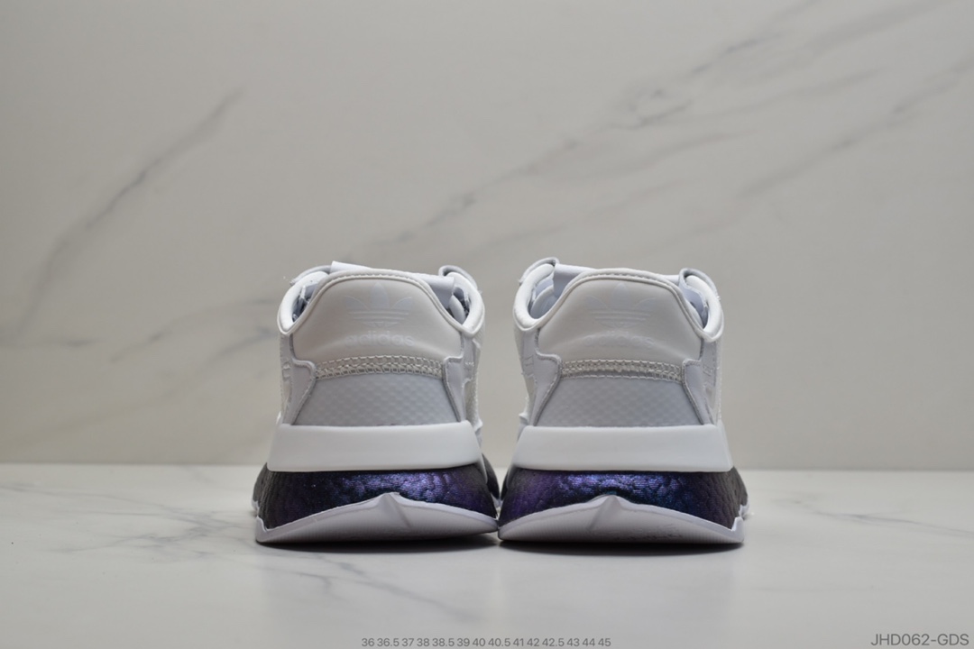 190 公司级 Adidas Nite Jogger 2020 Boost白金 联名夜行者复古跑鞋FV3746