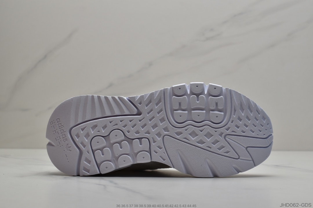 190 公司级 Adidas Nite Jogger 2020 Boost白金 联名夜行者复古跑鞋FV3746