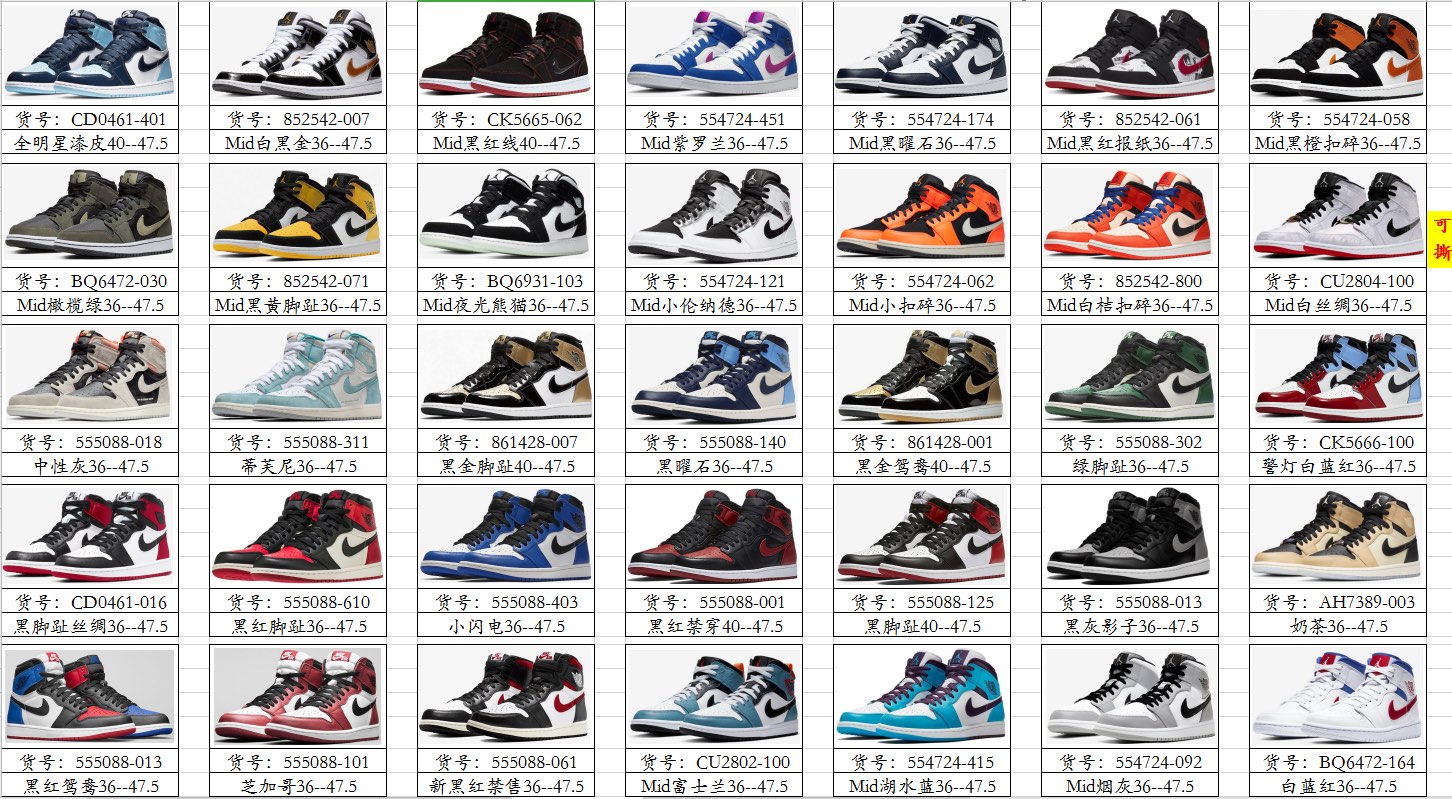 乔1高帮头层系列