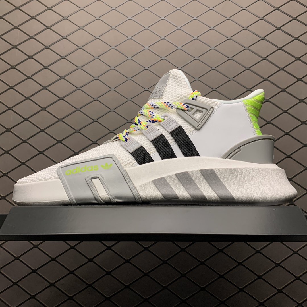 180 Adidas EQT Bask ADV 鹿晗同款 FW4252 透气针织网面休闲运动鞋