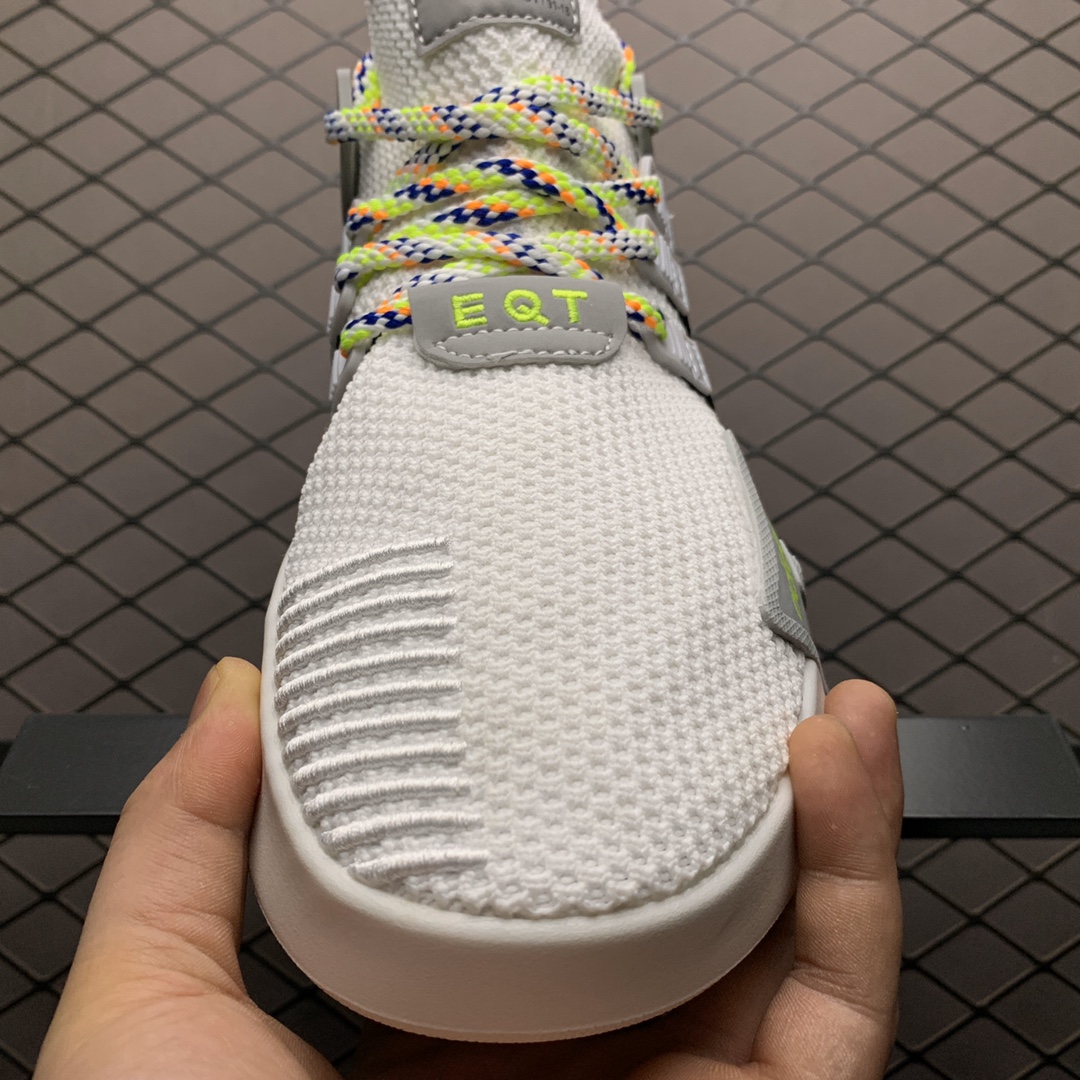 180 Adidas EQT Bask ADV 鹿晗同款 FW4252 透气针织网面休闲运动鞋