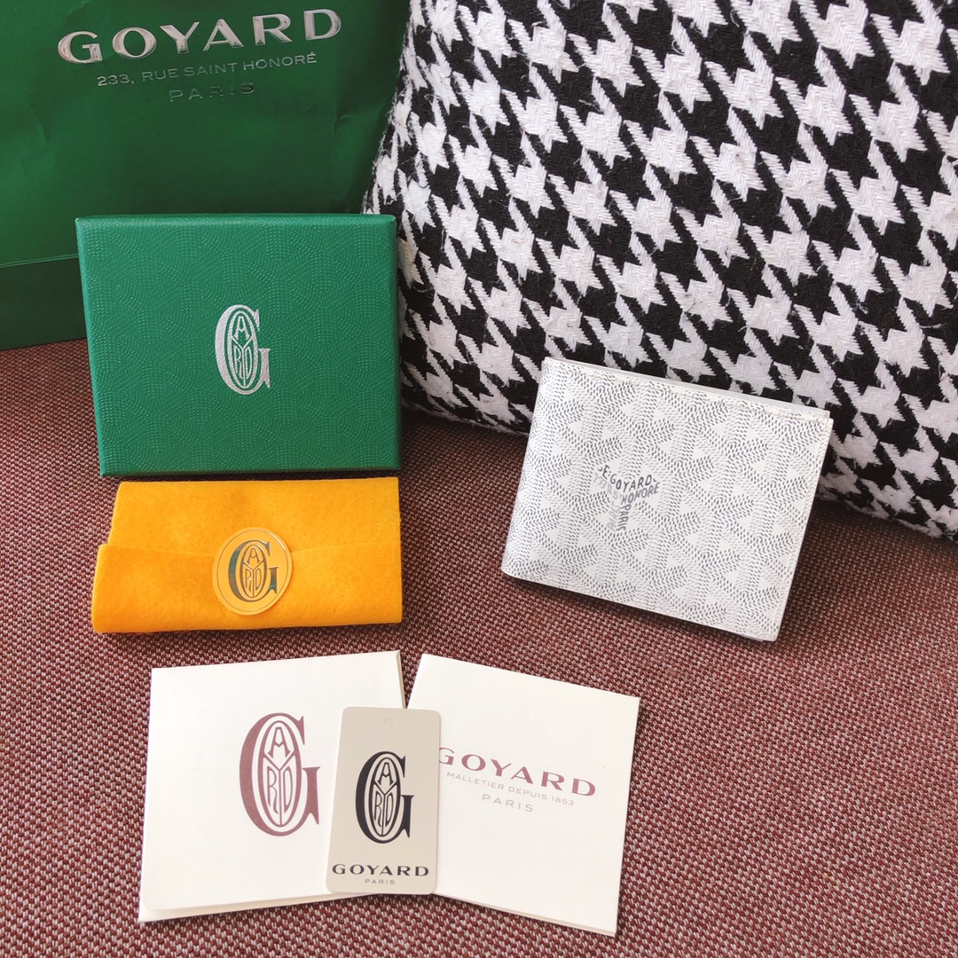 Goyard Wallet White