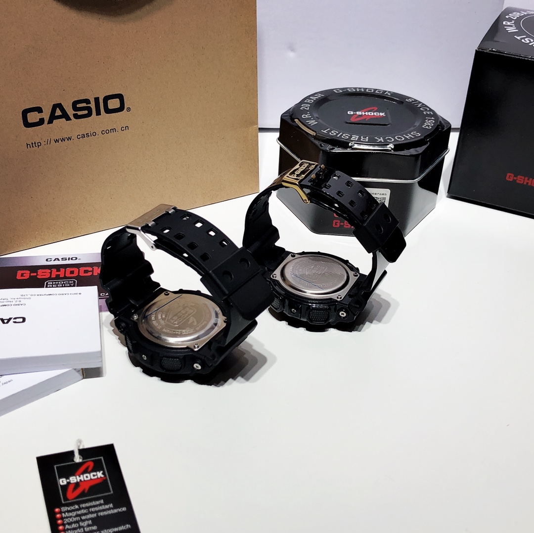 Zenium Casio G-SHOCK Sports Watch: Fashionable, Multifunctional, Waterproof, Black Gold Design - 图片 3