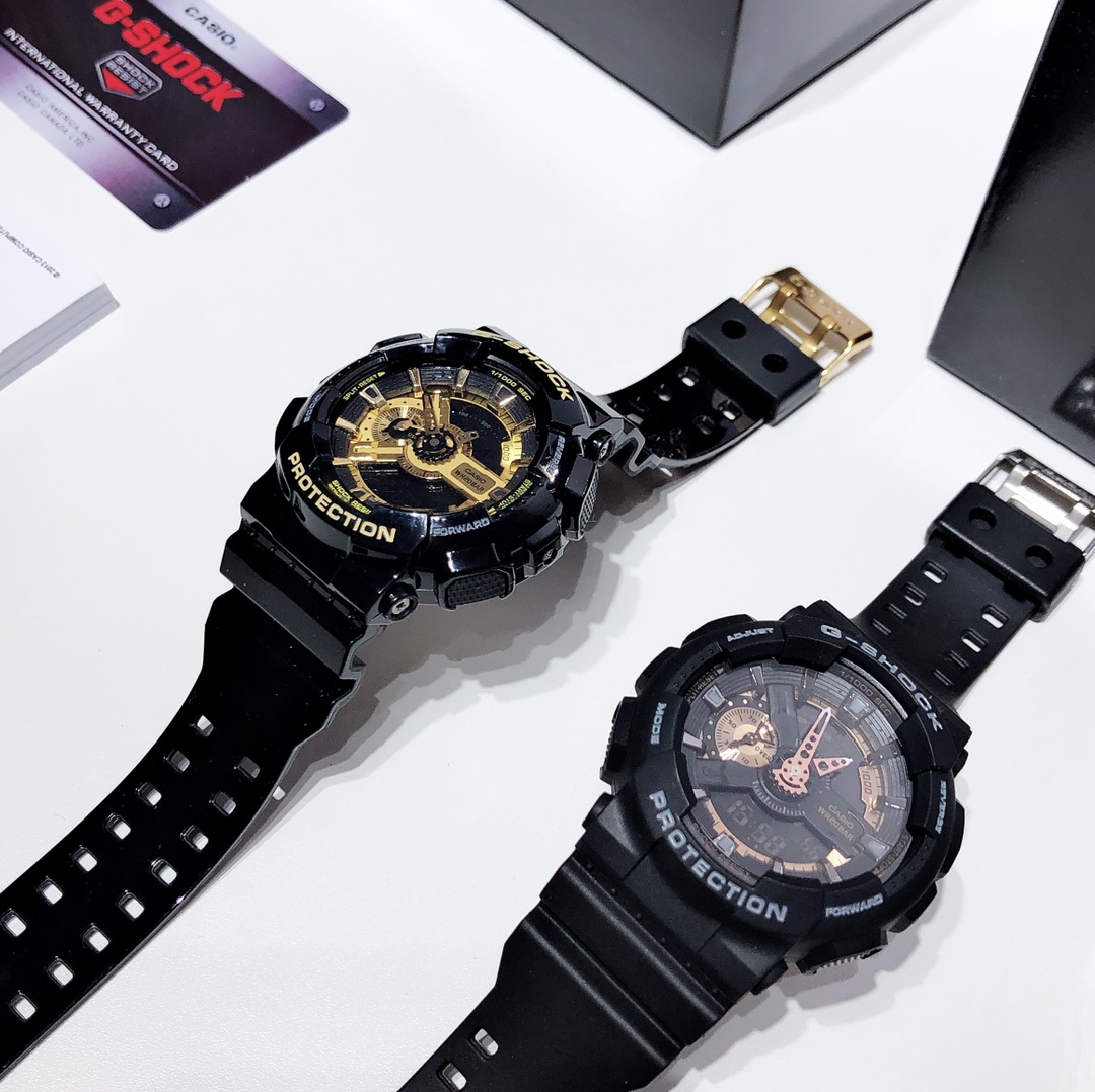 Zenium Casio G-SHOCK Sports Watch: Fashionable, Multifunctional, Waterproof, Black Gold Design - 图片 2