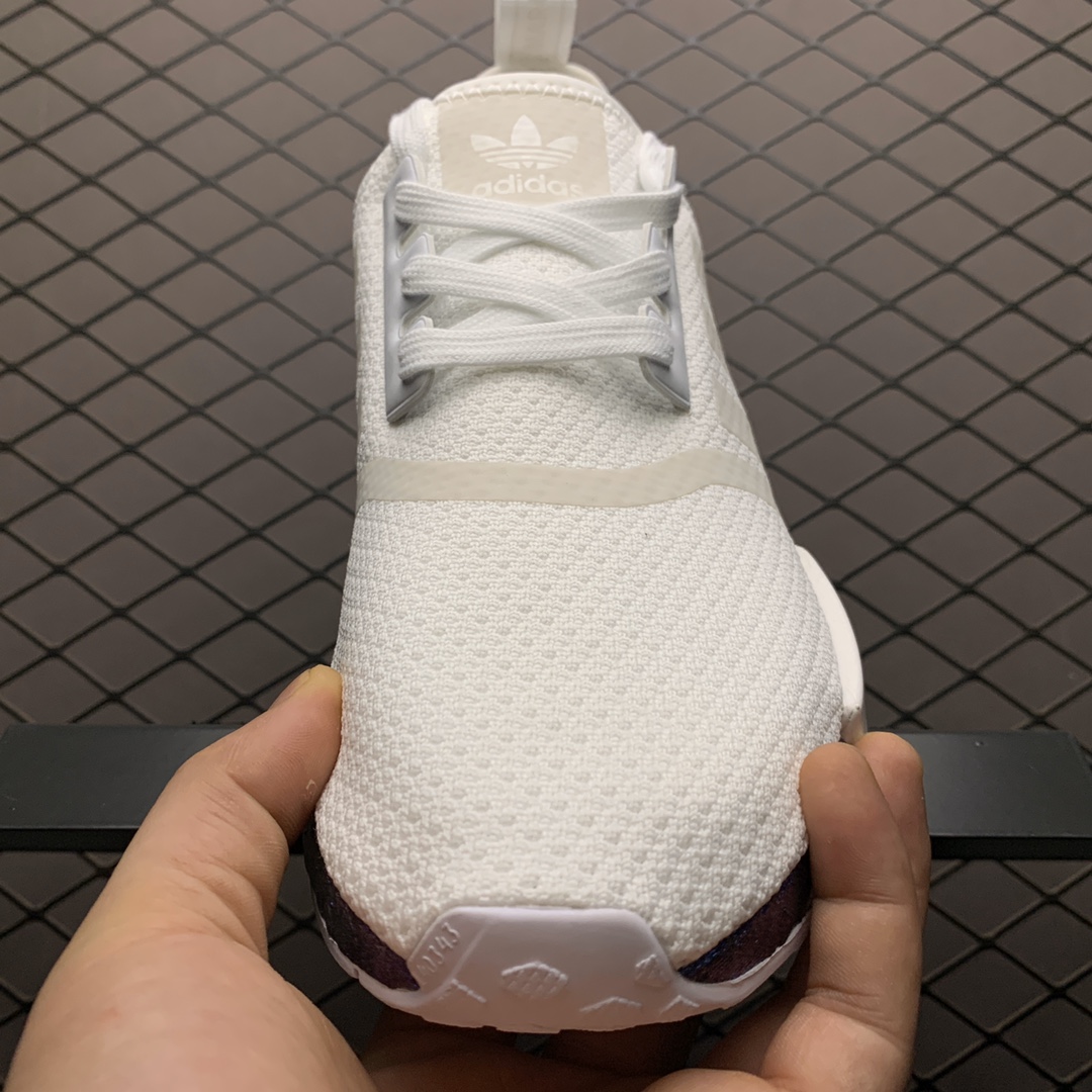 200 Adidas 阿迪达斯 NMD Boost 爆米花超弹中底 FV5344 针织网面休闲跑步鞋