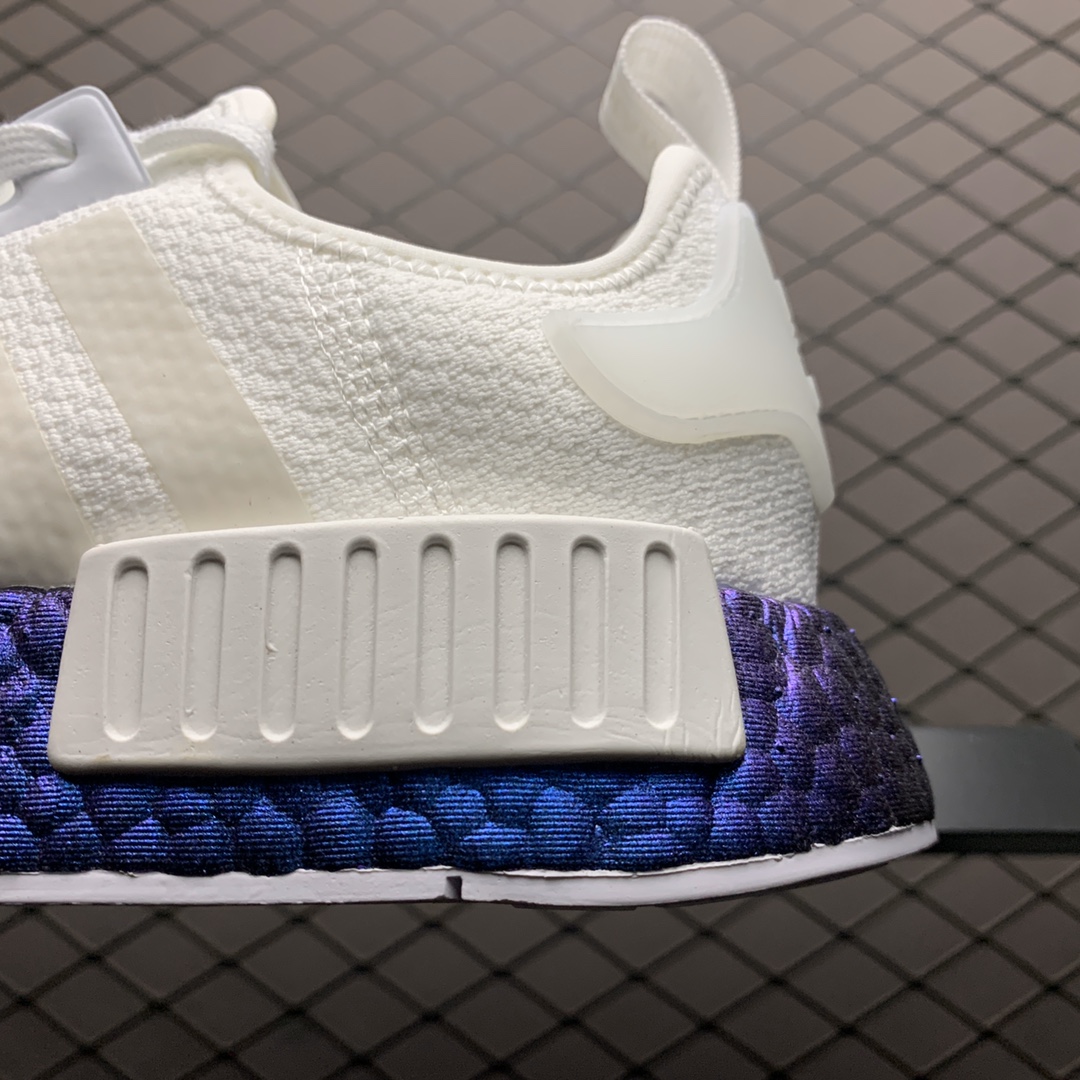 200 Adidas 阿迪达斯 NMD Boost 爆米花超弹中底 FV5344 针织网面休闲跑步鞋