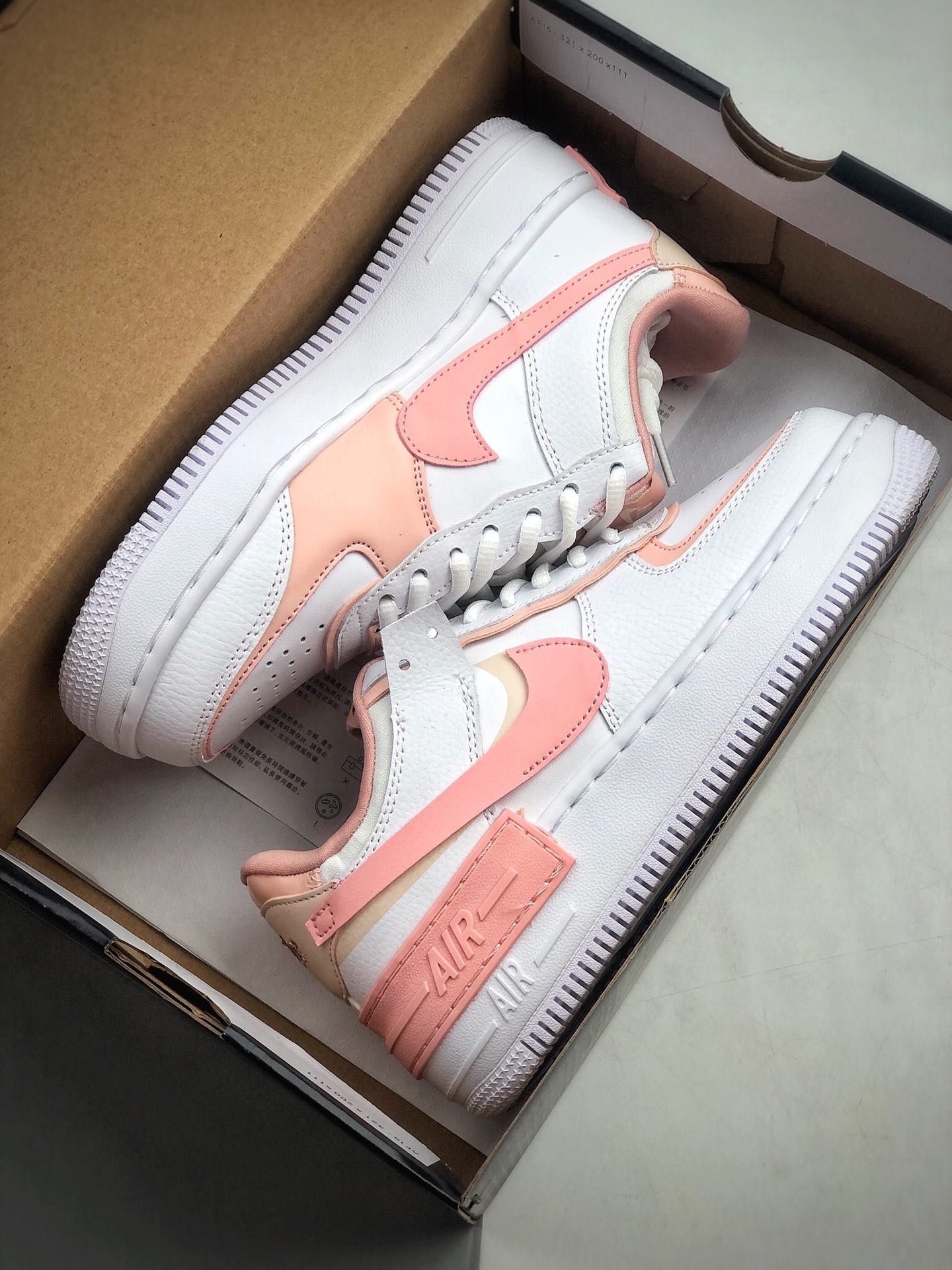 180  Air Force 1 Shadow Vast Grey Laser Orange  空军一号 货号：CQ9503 100