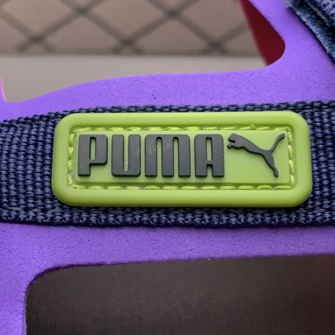 160 Puma 彪马 Future Rider 魔术贴撞色 夏季休闲凉鞋 371964-03