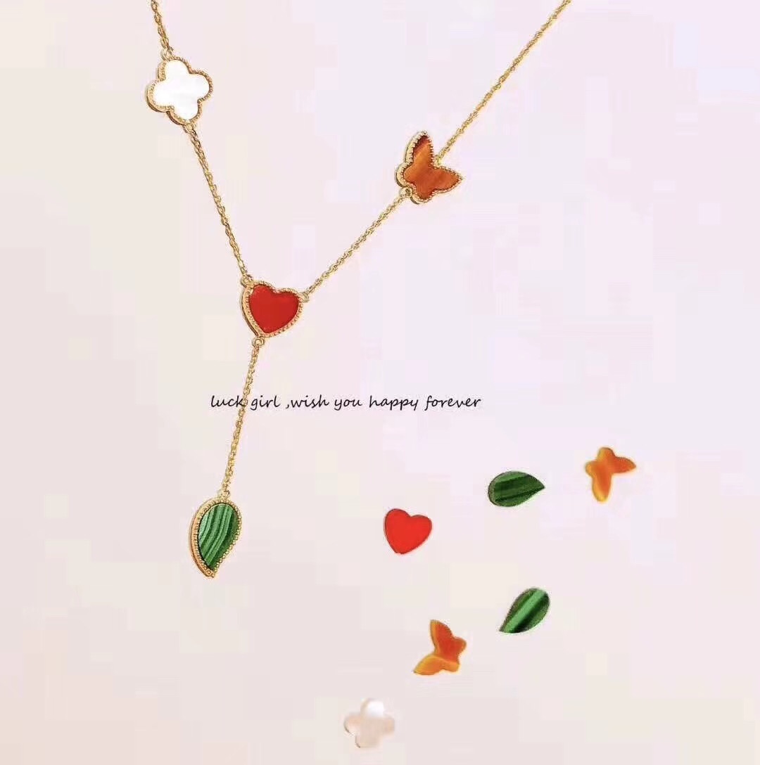 Van Cleef & Arpels 梵克雅宝 VCA 乱花 不规则 流苏 性感 项链 高端定制 925纯银 精工 选用天然玛瑙打造 希望你所有的欢喜与遇见都能在近期抵达 此后一路繁花 53669130