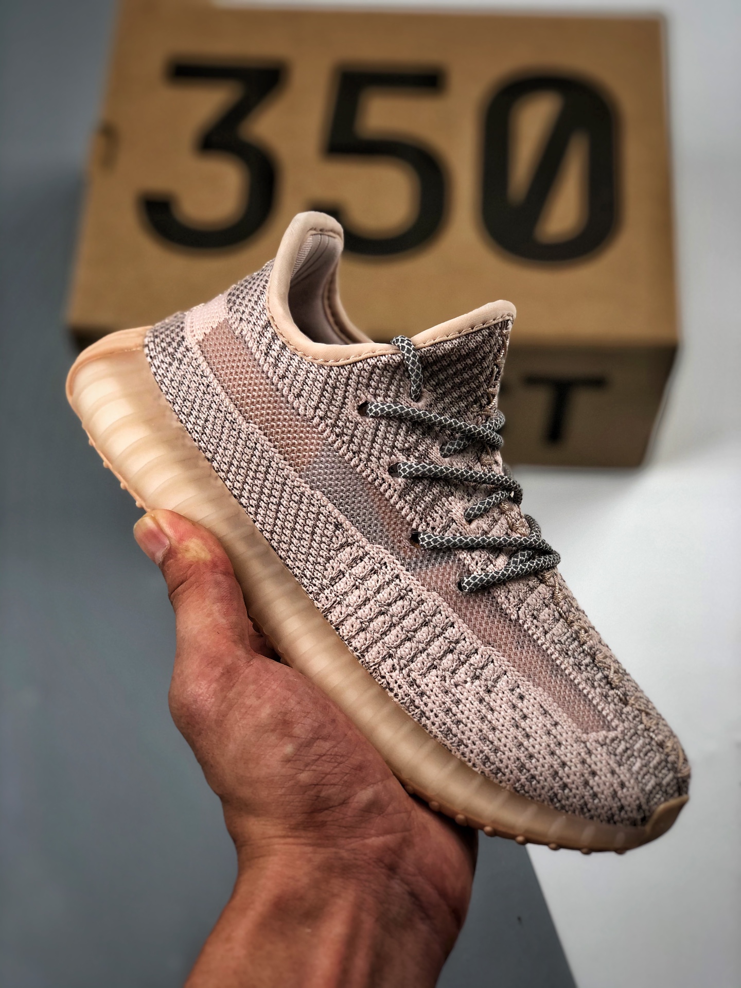 Adidas Yeezy 350 Boost V2 “Synth” Asia Limited 2.0 3M Pink Starry Sky Kids Shoes