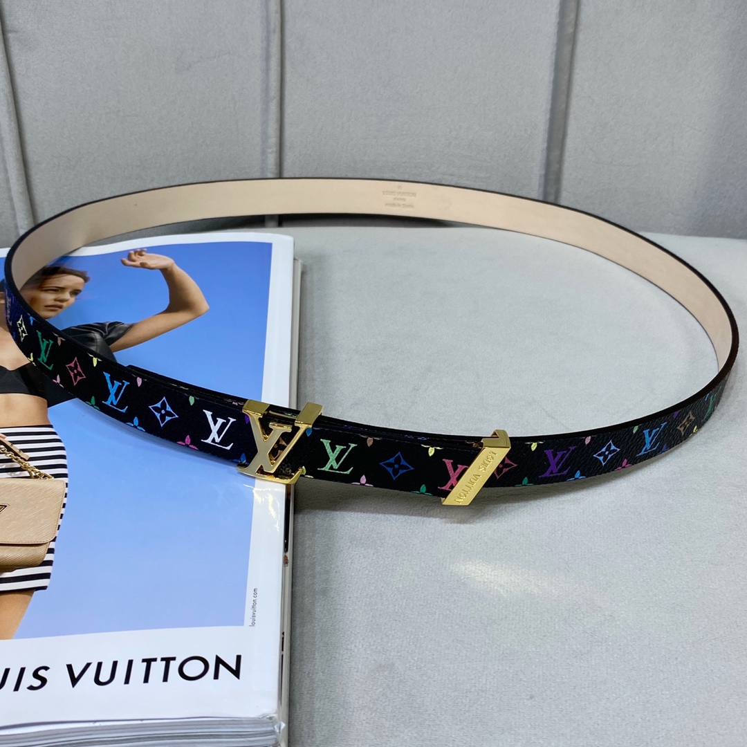 Louis Vuitton Belts Gold Women