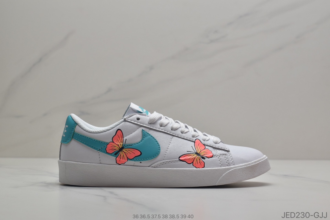 150 公司级Nike SB Zoom Blazer Mid QS 两只蝴蝶夜光效果 百搭休闲运动板鞋