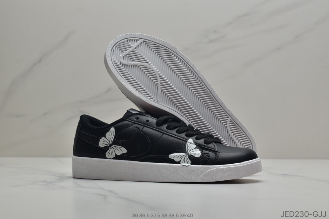 150 公司级Nike SB Zoom Blazer Mid QS 两只蝴蝶夜光效果 百搭休闲运动板鞋