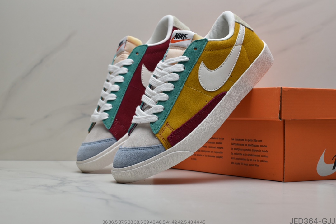 150 Nike Blazer Mid x Levi's Strauss 开拓者李维斯特牛仔 高帮百搭休闲运动板鞋BQ4808-600