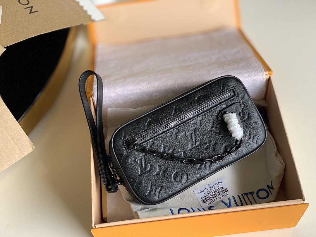 Louis Vuitton LV Virgil Abhol 链条手拿包 M55703