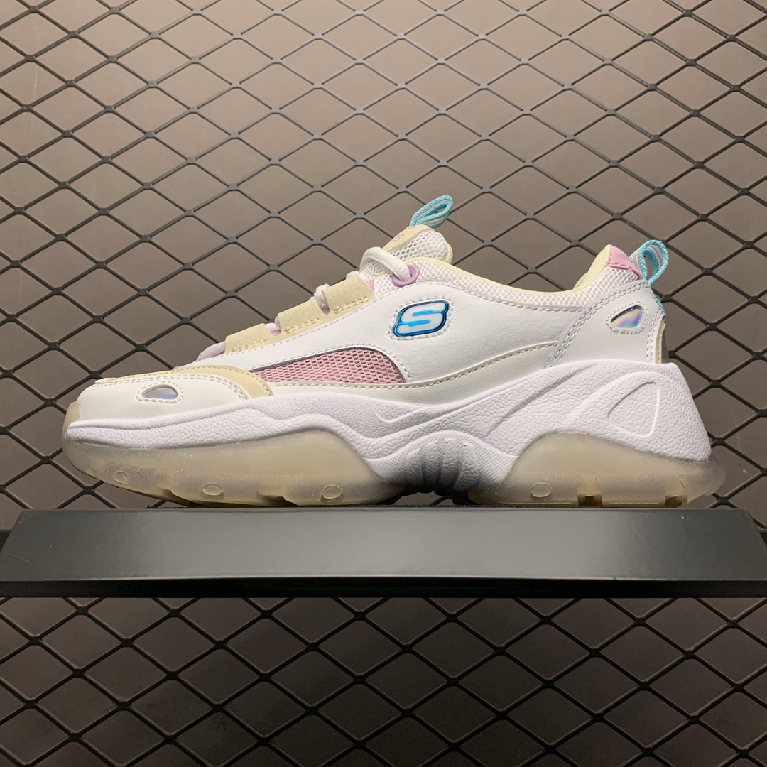 160 Skechers 斯凯奇 KOZMIKS 科兹米克斯系列 冰淇淋主题 水晶厚底复古运动休闲跑鞋