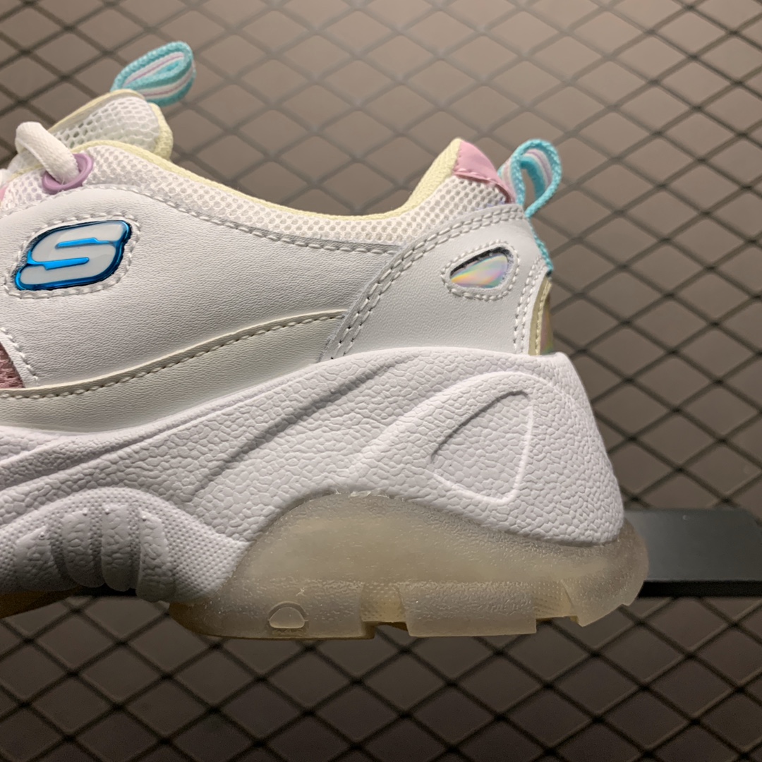 160 Skechers 斯凯奇 KOZMIKS 科兹米克斯系列 冰淇淋主题 水晶厚底复古运动休闲跑鞋